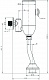 Raiber Смывное устройство для писсуаров Sensor RSF88307 сенсорное – картинка-10